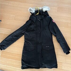 Canada Goose Black Ski Jacket with Fur Hood